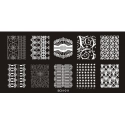 Matrita Stampila unghii #BCN011 Matrita stampila unghii